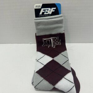 Texas A & M University Men's Licensed Socks FBF Originals